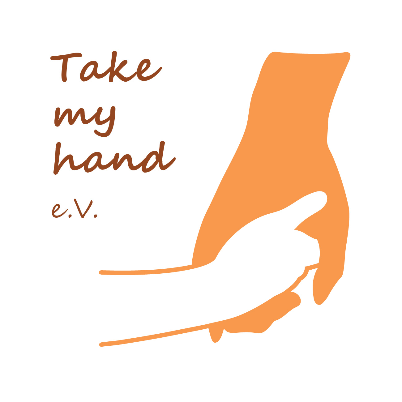 Logo Take my hand e.V. Hilfe für Waisenkinder in postsowjetischen Staaten