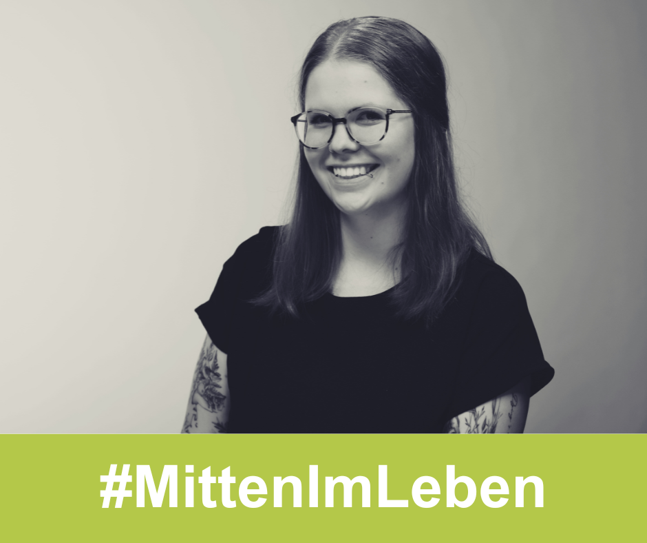 Portrait Sarah Brandsmeier. #MittenImLeben