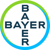 Das Logo der Bayer AG