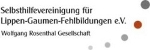 Logo Selbsthilfevereinigung für Lippen-Gaumen-Fehlbildungen e.V. Wolfgang Rosenthal Gesellschaft