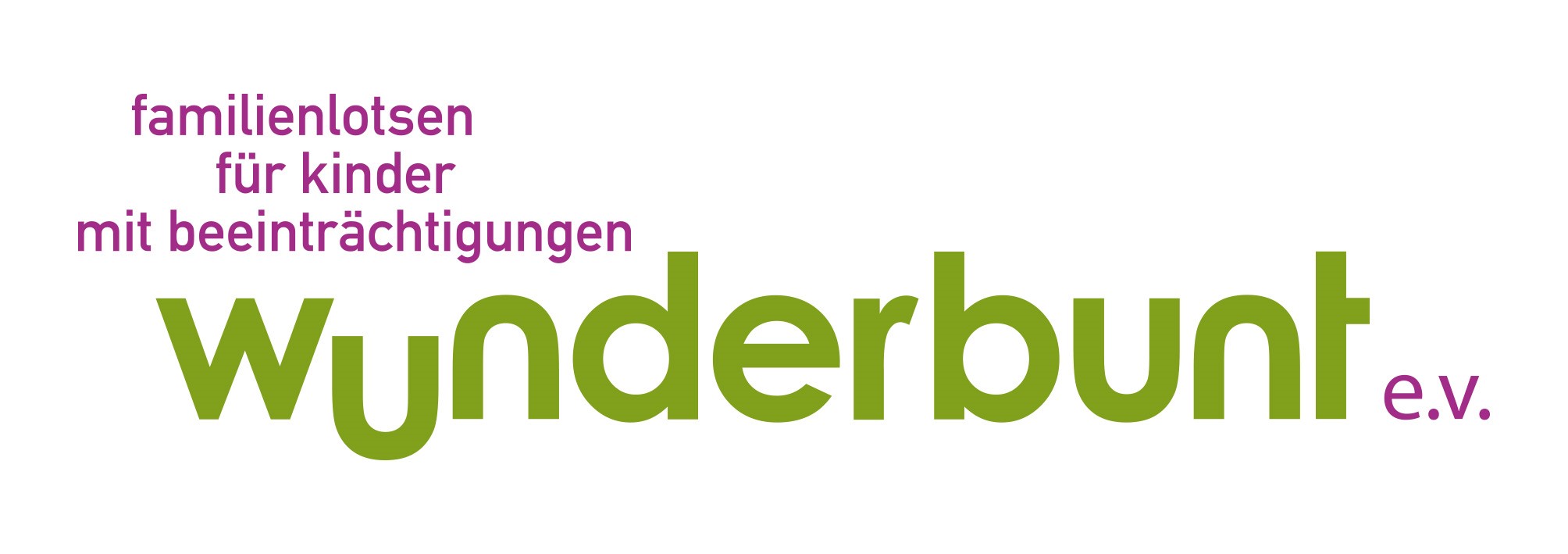 Logo wunderbunt e.V. - Familienlotsen für Kinder mit Beeinträchtigungen Kinderpflegestützpunkt und Vernetzung