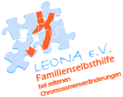 Logo LEONA e.V. Familienselbsthilfe bei seltenen Chromosomenveränderungen