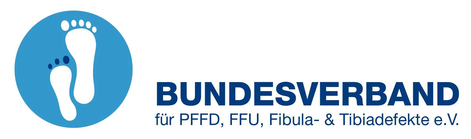 Logo Bundesverband für PFFD, FFU, Fibula-und Tibiadefekte e.V.